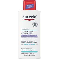 Eucerin Advanced Repair Night Lotion, Hour Moisturizing Body Lotion