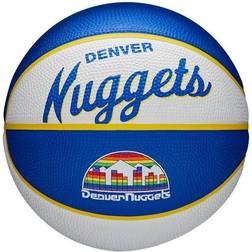 Wilson Mini pallacanestro NBA Team Retro Denver Nuggets blu blu