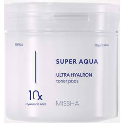 Missha Super Aqua Ultra Hyalron Toner Pads 90 stk