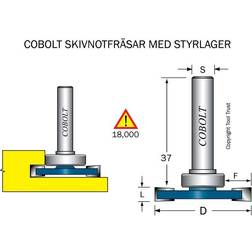 Cobolt 213-036 Skivnotfräs