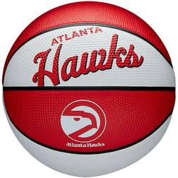 Wilson NBA ATLANTA HAWKS RETRO BASKETBALLMINI, red 3