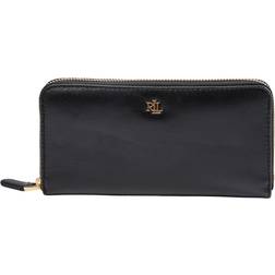 Lauren Ralph Lauren Smth Leathrzip Cont Wlt-wl