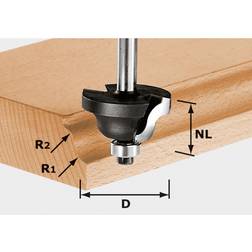 Festool Dubbelradiefräs HW 31,7x13x8mm R4/4mm