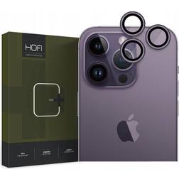 Hofi iPhone 14 Pro 14 Pro Max Camring Pro Kameralinse Glas Lilla Kant