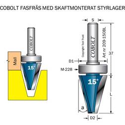 Cobolt 209-150B Fasfräs L=29, D=22