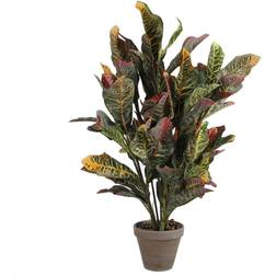 Mica Decorations Croton Green/Grey Kunstig plante