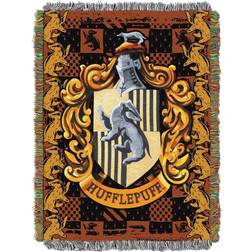 Harry Potter Hufflepuff Shield Blanket Blankets Orange, Yellow