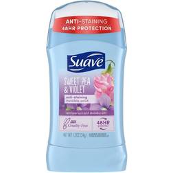 Suave Sweet Pea & Violet Anti-Staining 48-Hour Antiperspirant & Deodorant Stick