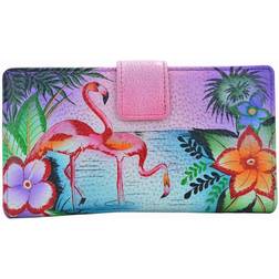 Anuschka Women s Hanpainted Leather Two Fold Organizer Wallet