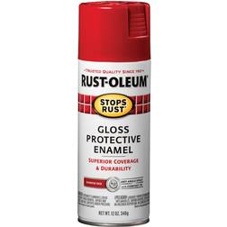 Rust-Oleum Stops Protective Enamel Spray Gloss, Sunrise Red