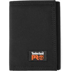 PRO Cordura Black Nylon RFID Trifold Wallet with ID