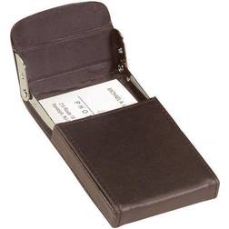 New York Horizontal Framed Credit Card Holder - Brown - Brown