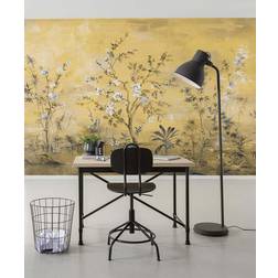 Komar Wallpaper Yellow Yellow Chinoiserie Wall Mural