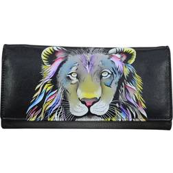 Anuschka Multi Pocket Wallet Multi Misc Accessories No - Lion