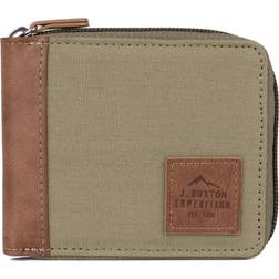 Buxton Buxton Men s RFID Slimfold Zip-Around Wallet