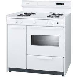 Summit WNM4307KW 36" Deluxe Range White