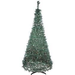 Northlight 6' Prelit Artificial Slim Holly Leaf Pop-Up Christmas Tree 182.9cm