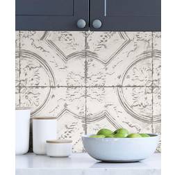 InHome Brewster Newport Tin Tile Peel & Stick Wallpaper