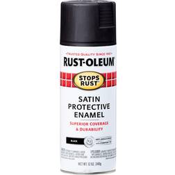 Rust-Oleum Stops Enamel Satin Black Black