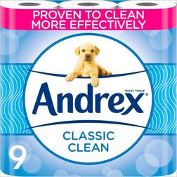 Andrex Classic Clean Toilet Roll 9-pack