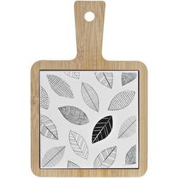 Dkd Home Decor Blad Bambu Stengods Serveringsbricka