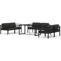 vidaXL 3115929 Lounge-Set, 1 Bord inkl. 6 Soffor