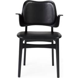 Warm Nordic Gesture Leather Kitchen Chair 28.7"