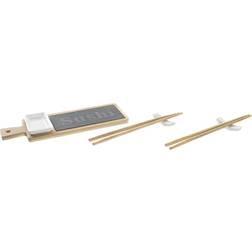 Dkd Home Decor Naturell Skiffer Bambu Sushiset Köksutrustning