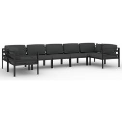 vidaXL 3107813 Lounge-Set, Tisch einschl. 7 Sofas