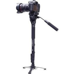 Monopod YUNTENG Monopod 2in1 With Feet And Oil Head/Video/Gopro Hero 7