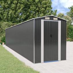 vidaXL Garden Shed Anthracite