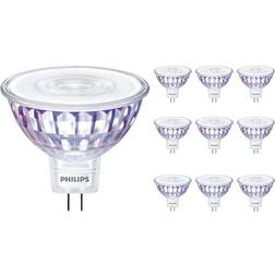 Philips Fordelspakke 10x Master Value LEDspot GU5.3 MR16 7.5W 630lm 36D 930 varm hvid bedste farvegengivelse dæmpbar erstatter 50W