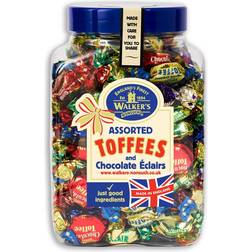 Walkers WALKERS NONSUCH Assorted Toffees Chocolate Eclairs Jars