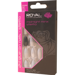 Royal Artificial Nails Midnight Minx Stiletto