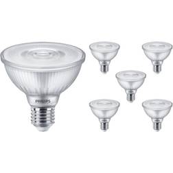 Philips Fordelspakke 6x MASTER LEDspot E27 PAR30S 9.5W 820lm 25D 840 kold hvid dæmpbar erstatter 75W