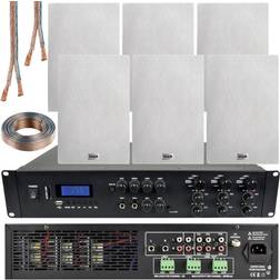 Loops 1650W Bluetooth Sound System & 6x 140W In Wall Zone