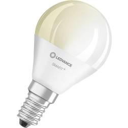 LEDVANCE 4058075779099 LED (RGB)-lamp EEK F (A G) E14 Dråbeform 4.9 W = 40 W Varmhvid (Ø x H) 47 mm x 47 mm 3 stk