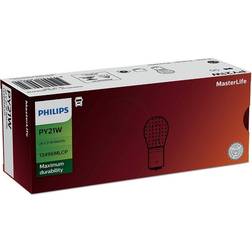 Philips pære PY21W MasterLife P21W 10 pakning