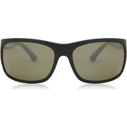 Serengeti Pistoia Matte Black/Shiny Black/Mineral Polarized Glasses - Zwart