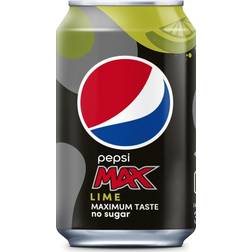 Pepsi Max Lime 24x33 cl. dåse