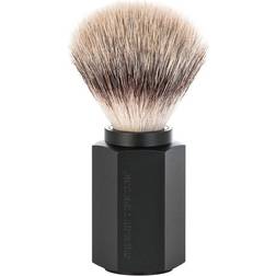 Mühle Hexagon Silvertip Fibre Shaving Brush Anodised Aluminum Graphite