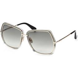 Max Mara Elsa3 Geometric Sunglasses - Donna Geometrica Oro