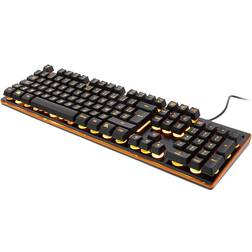 Deltaco Orange LED Gaming Tangentbord