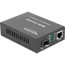 DeLock 86439 Medienkonverter, 10 Gigabit Ethernet, SFP