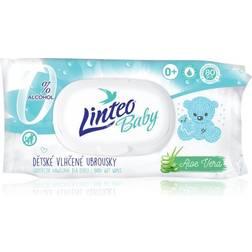 Linteo 25759 Wet Wipes Baby 80 Pieces, Viscose, Polyester