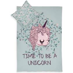 By Green Cotton Unicorn Bed Set 100x140cm