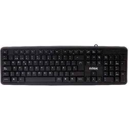 Nilox NXKBE000002 Qwerty Español Negro