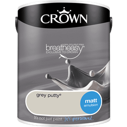 Crown Walls & Ceilings Matt Emulsion Putty Ceiling Paint, Wall Paint Grey