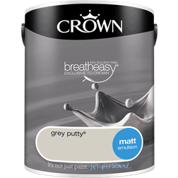 Crown Walls & Ceilings Matt Emulsion Putty Wall Paint, Ceiling Paint Grey