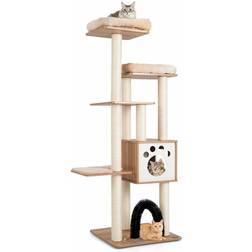 Costway 5-tier Cat Tree Condo Cat Play Tower Activity Center Scratching Posts